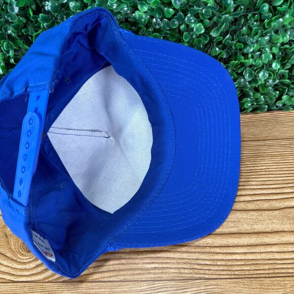 Vintage Mustang Made In Korea Adult Snapback Hat Blue Headwear Cap Rope - Picture 6 of 7
